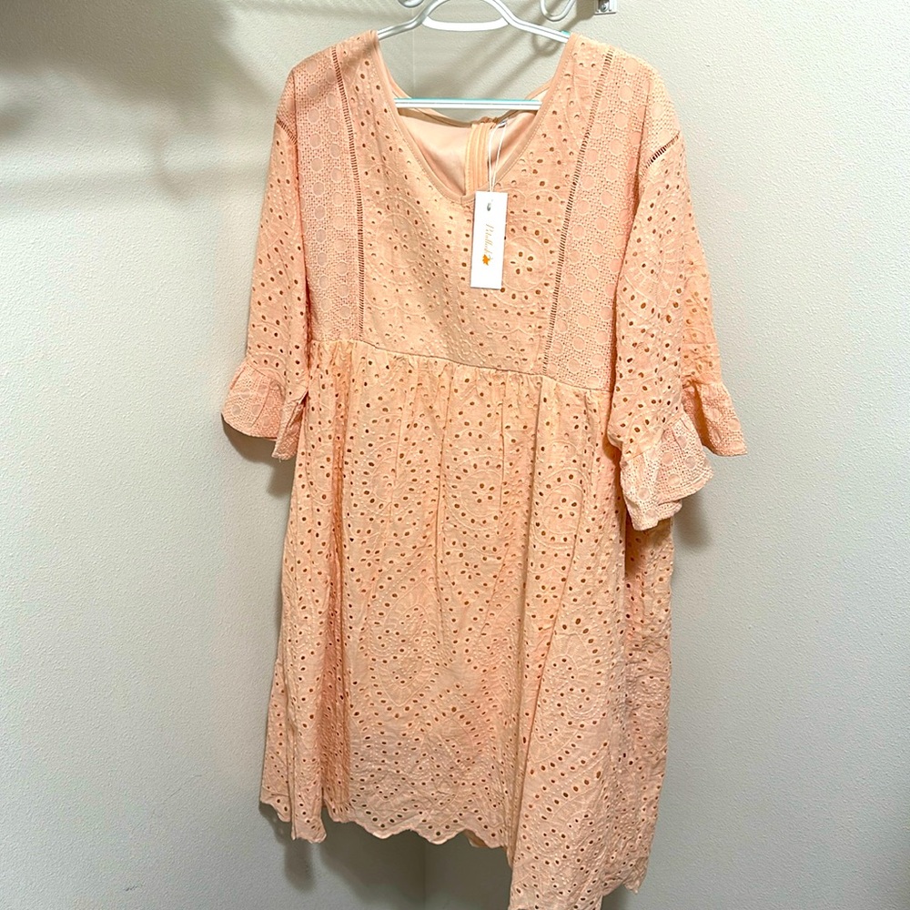 2XL Petallush Coral Dress